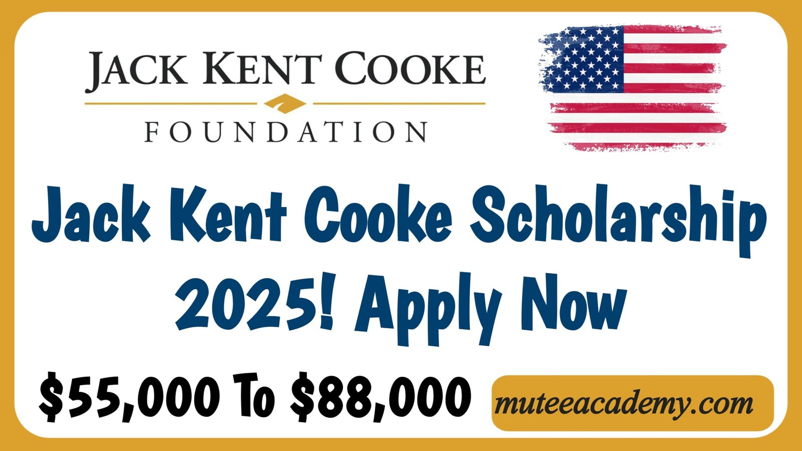 Jack Kent Cooke Scholarship