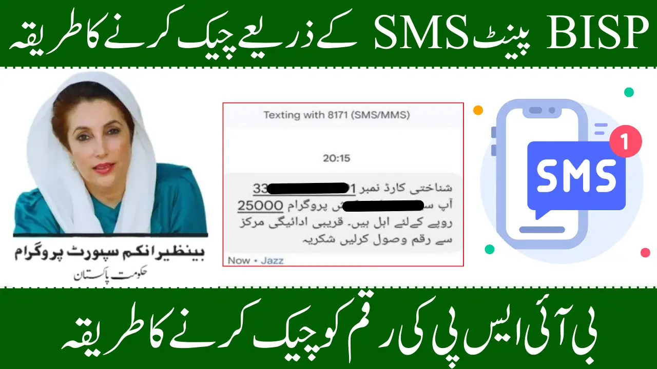 BISP 8171 SMS Service Your Quick and Easy Way to Check Eligibility